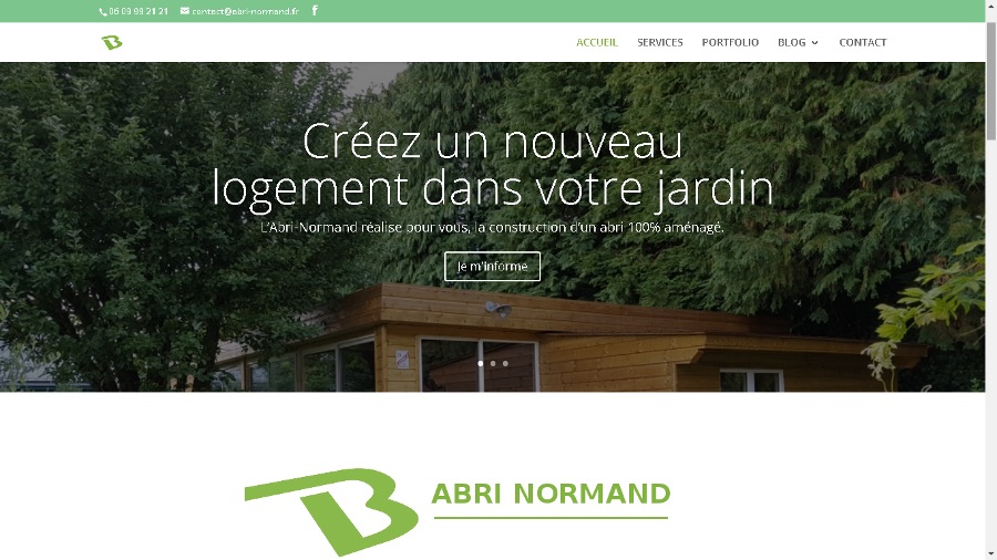 Aperçu du site Abri Normand