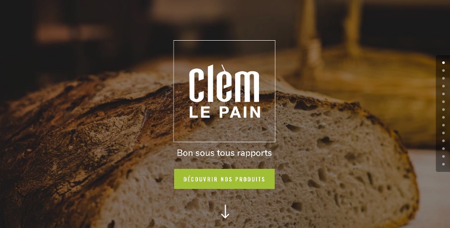 Aperçu du site Clèm Le Pain