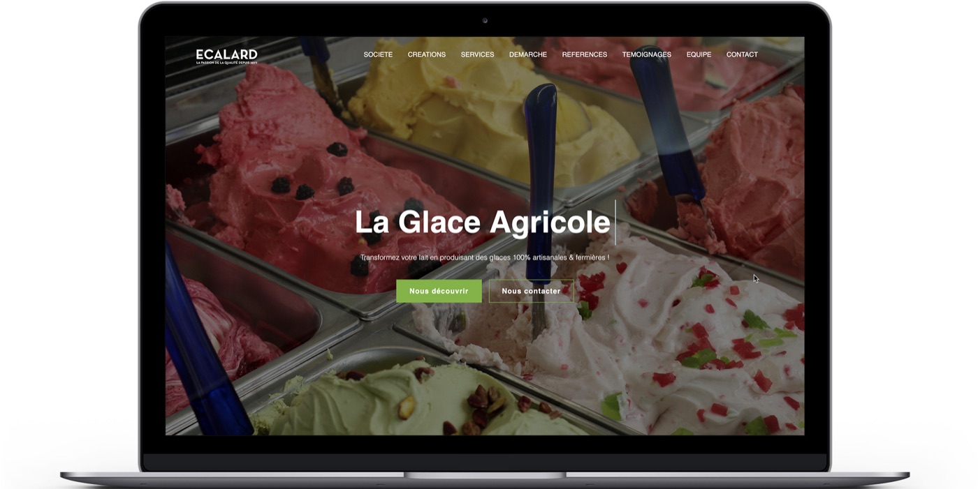 Aperçu du site La Glace Agricole